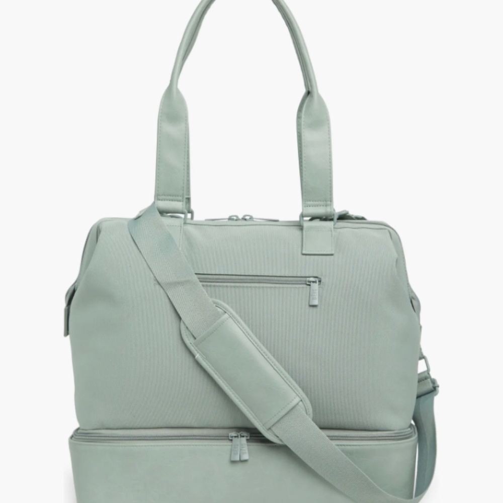 NWT Beis Mini Weekender in SLATE Blue/Gray